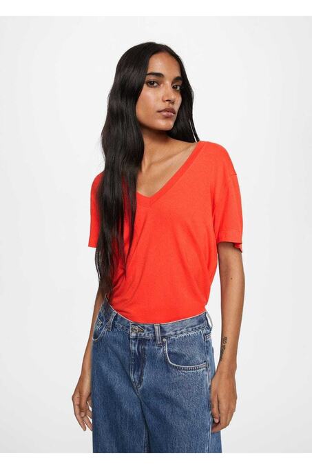 تی شرت آستین کوتاه زنانه منگو