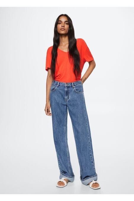 تی شرت آستین کوتاه زنانه منگو