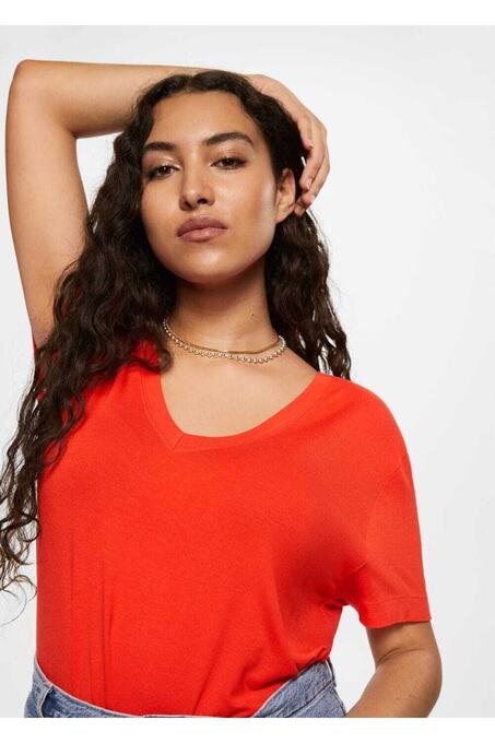 تی شرت آستین کوتاه زنانه منگو