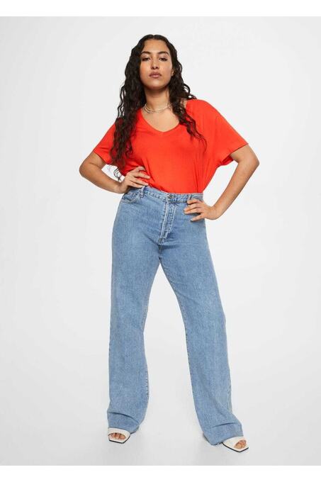 تی شرت آستین کوتاه زنانه منگو