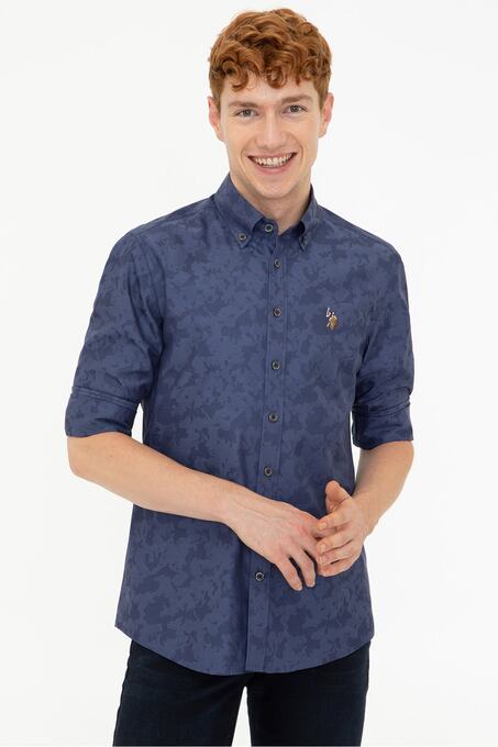 پیراهن آستین بلند مردانه یو اس پولو