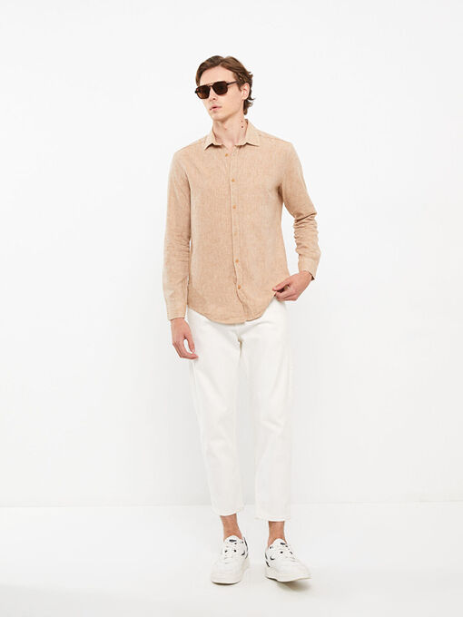 پیراهن آستین بلند مردانه ال سی وایکیکی