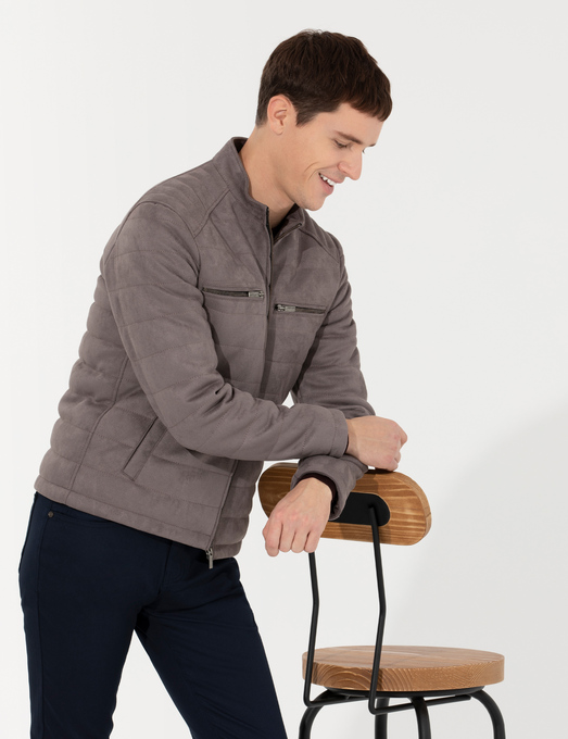 کاپشن چرم مردانه پیر کاردین