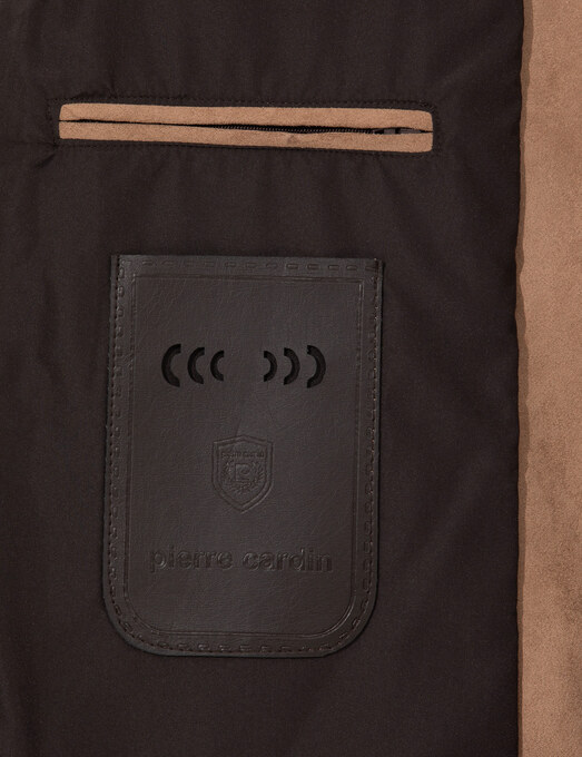 کاپشن چرم مردانه پیر کاردین