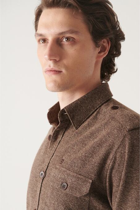 پیراهن آستین بلند مردانه آوا