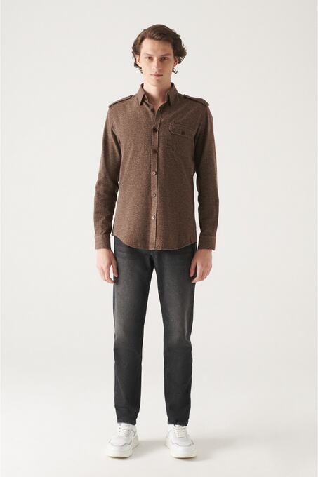 پیراهن آستین بلند مردانه آوا