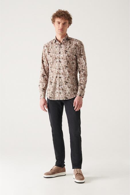 پیراهن آستین بلند مردانه آوا