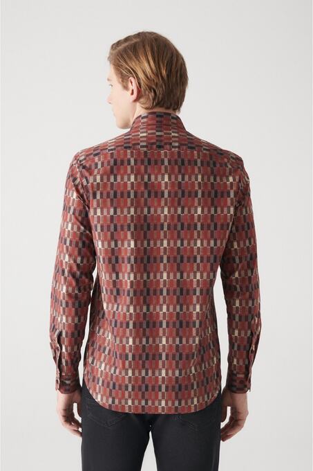 پیراهن آستین بلند مردانه آوا