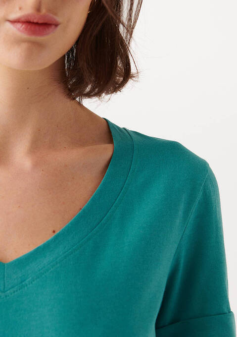 تی شرت آستین کوتاه زنانه ماوی