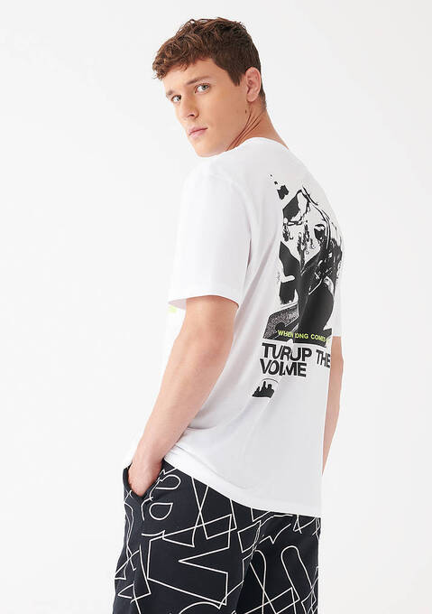 تی شرت آستین کوتاه مردانه ماوی