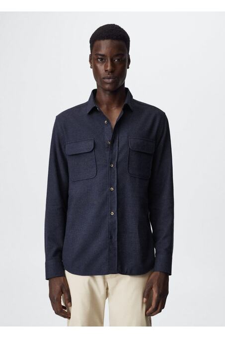 پیراهن آستین بلند مردانه منگو