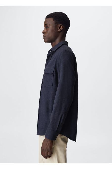 پیراهن آستین بلند مردانه منگو