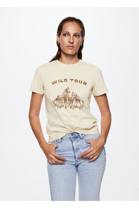 تی شرت آستین کوتاه زنانه منگو