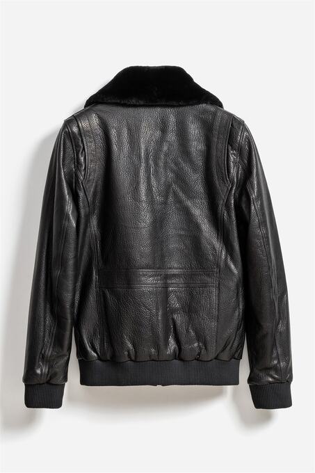 کاپشن چرم مردانه اله