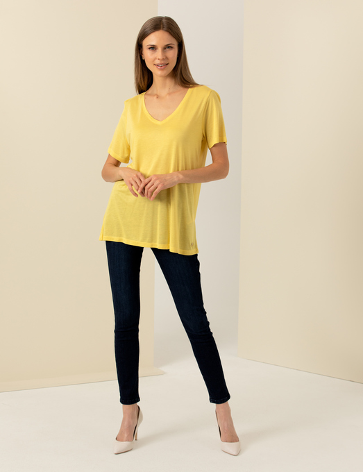 تی شرت آستین کوتاه زنانه پیر کاردین