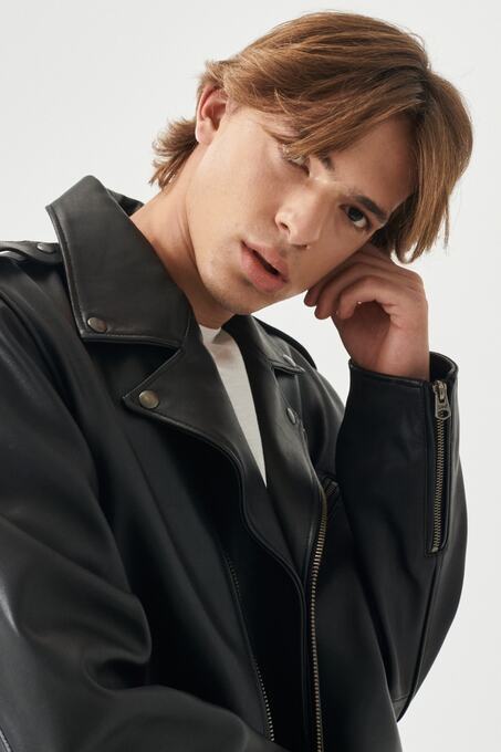 کاپشن چرم مردانه لی