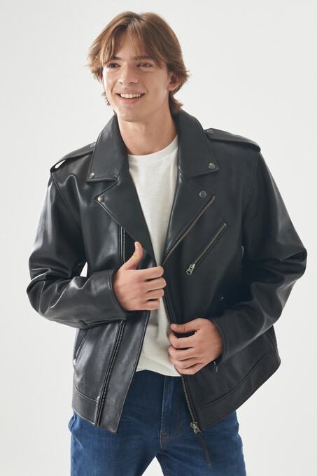 کاپشن چرم مردانه لی