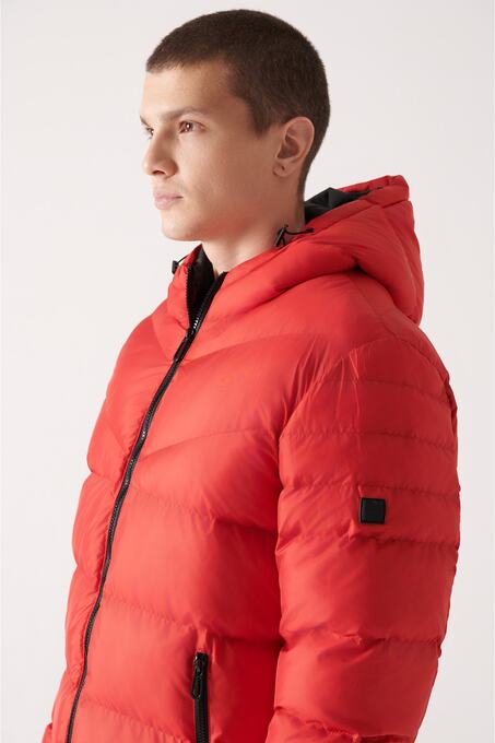 کاپشن قرمز کاپشن مردانه آوا