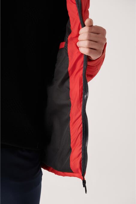 کاپشن قرمز کاپشن مردانه آوا