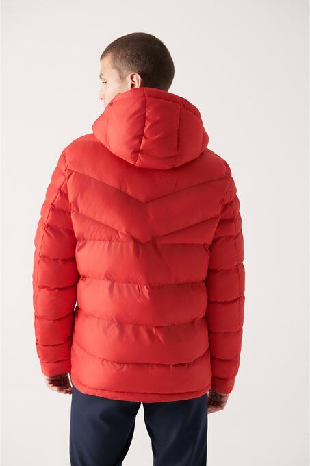 کاپشن قرمز کاپشن مردانه آوا