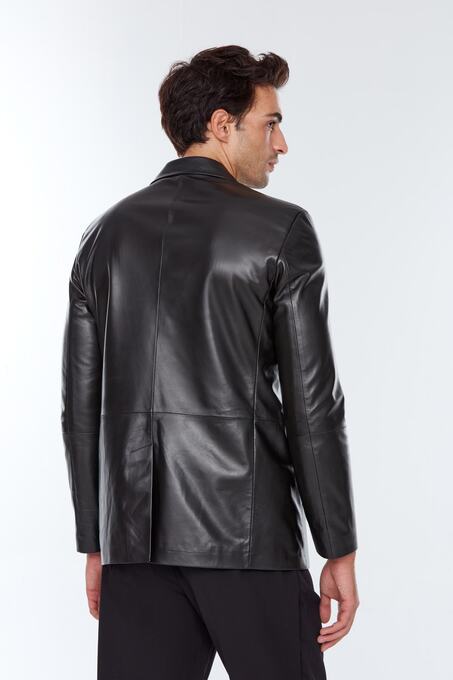 کاپشن چرم مردانه دری مد