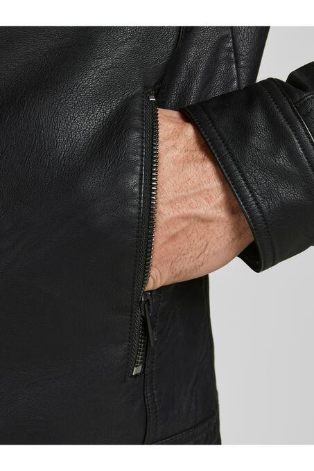 کاپشن چرم مردانه جک اند جونز