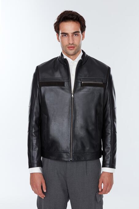 کاپشن چرم مردانه دری مد