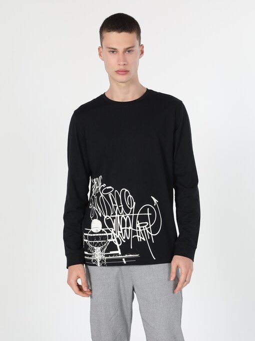 تی شرت آستین بلند مردانه کولینز