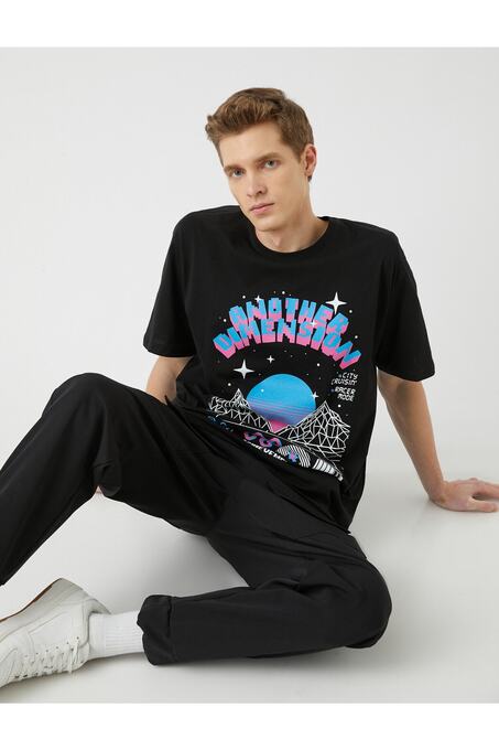 تی شرت آستین کوتاه مردانه کوتون