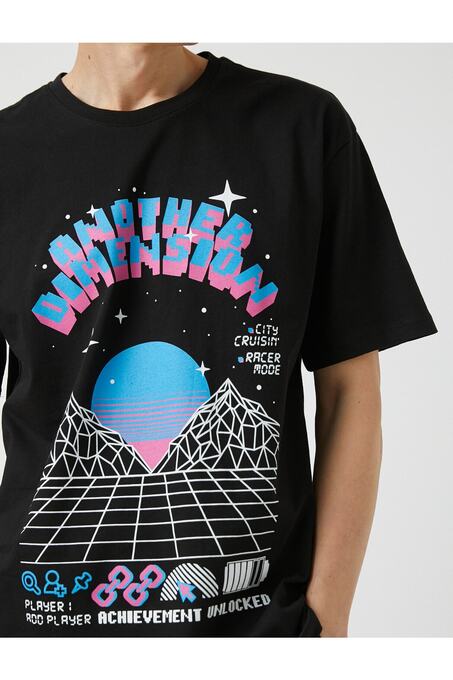 تی شرت آستین کوتاه مردانه کوتون