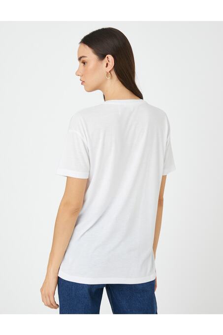 تی شرت آستین کوتاه زنانه کوتون