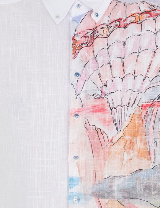 پیراهن آستین کوتاه مردانه پیر کاردین