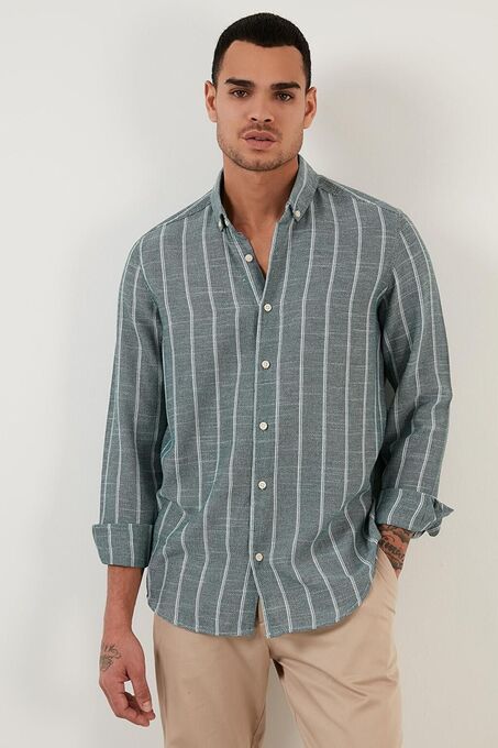 پیراهن آستین بلند مردانه ال سی وایکیکی