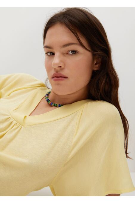 تی شرت آستین کوتاه زنانه منگو