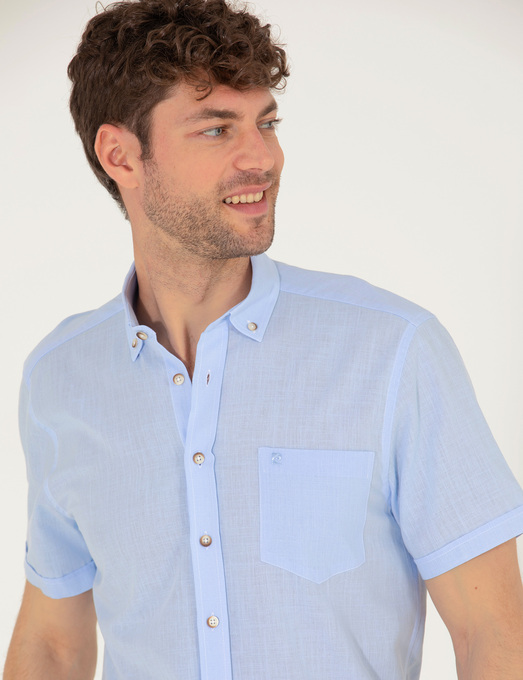 پیراهن آستین کوتاه مردانه پیر کاردین