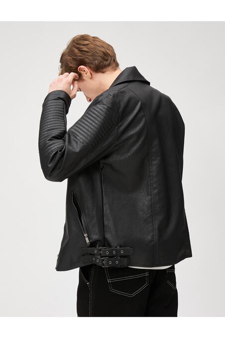 کاپشن چرم مردانه کوتون