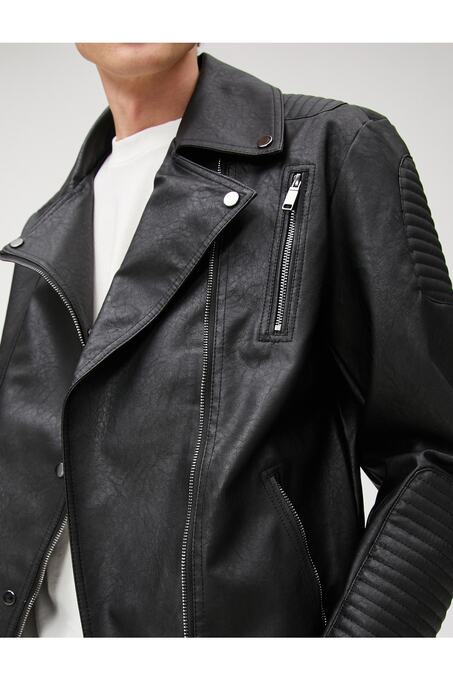 کاپشن چرم مردانه کوتون