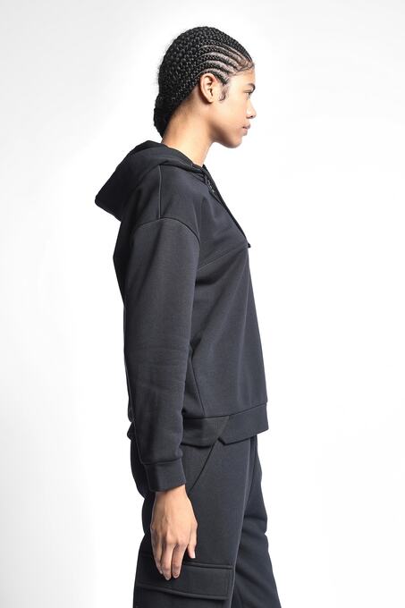 سویشرت و هودی سیاه سویشرت و هودی زنانه لسکون