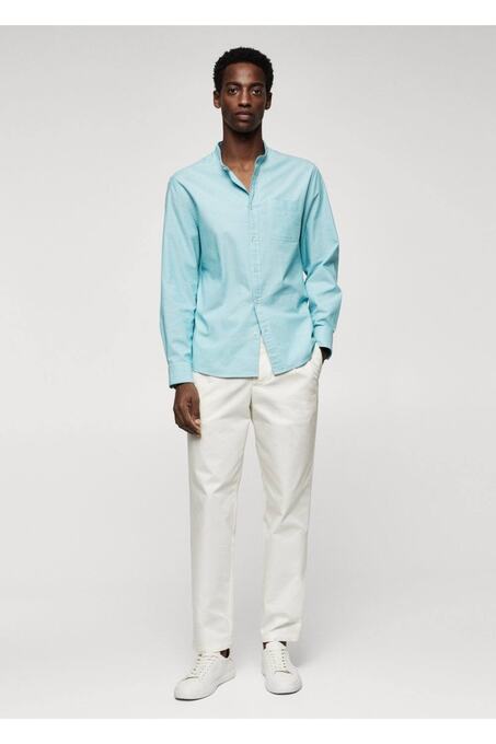 پیراهن آستین بلند مردانه منگو