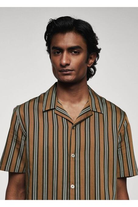 پیراهن آستین کوتاه مردانه منگو