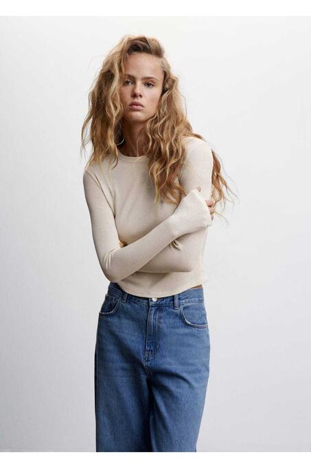 تی شرت آستین بلند زنانه منگو