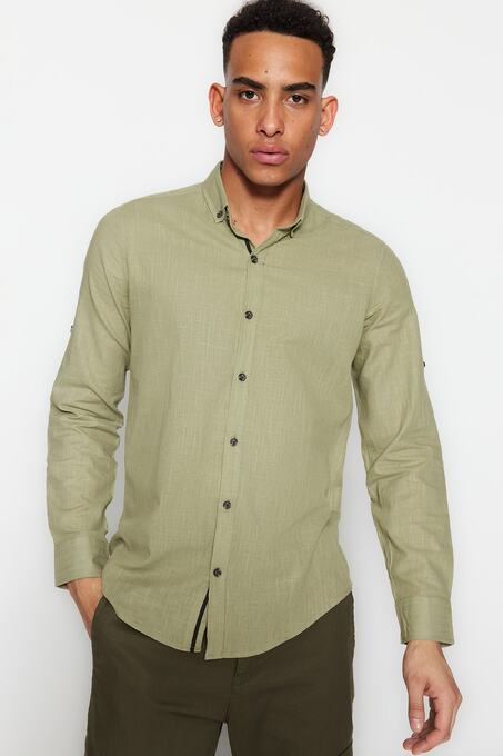 پیراهن آستین بلند مردانه ترندیول مَن