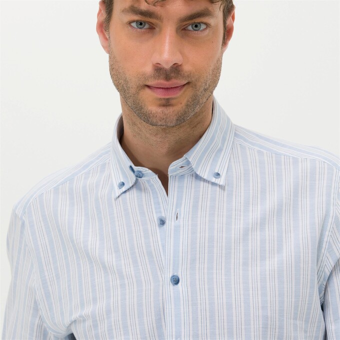 پیراهن آستین بلند مردانه پیر کاردین