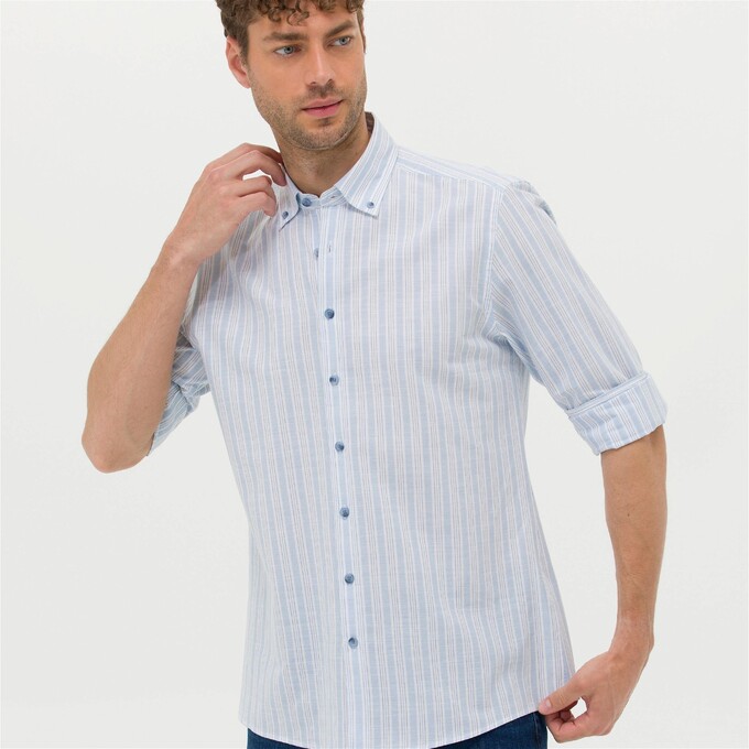 پیراهن آستین بلند مردانه پیر کاردین