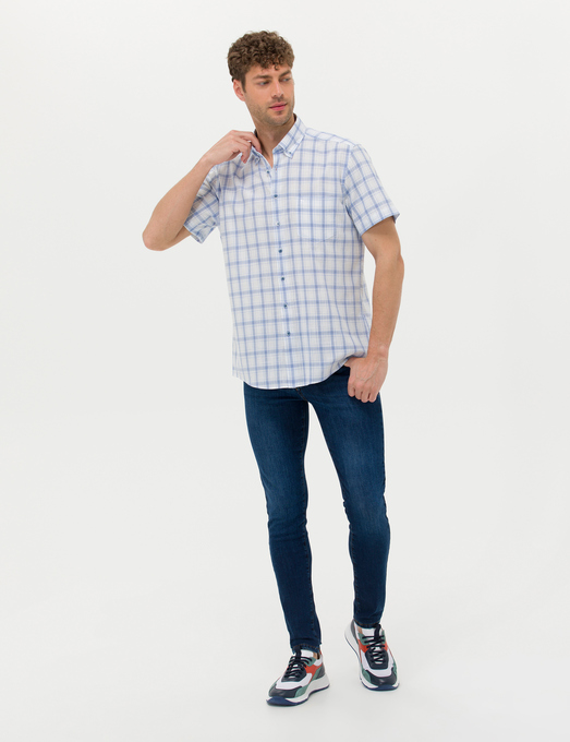 پیراهن آستین کوتاه مردانه پیر کاردین