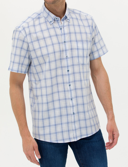 پیراهن آستین کوتاه مردانه پیر کاردین