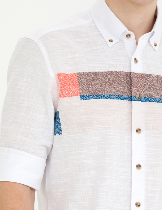 پیراهن آستین بلند مردانه پیر کاردین