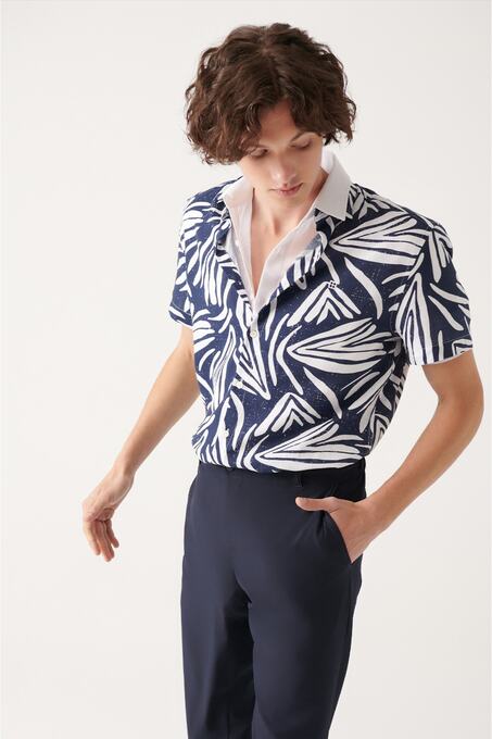 پیراهن آستین کوتاه مردانه آوا