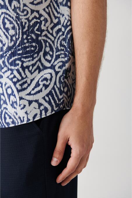 پیراهن آستین کوتاه مردانه آوا