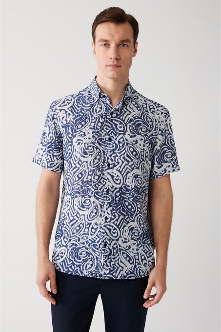 پیراهن آستین کوتاه مردانه آوا